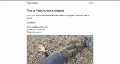 Desktop Screenshot of peteashton.com